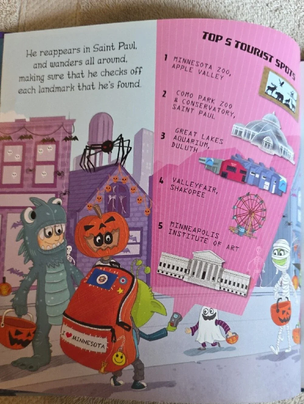 Trick or Treat in Minnesota - Halloween Kids Book.